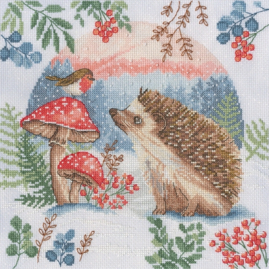 Picture of Woodland Wander Cross Stitch Kit By Bothy Threads