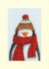 Picture of My Little Pudding - Christmas Card Cross Stitch Kit By Bothy Threads