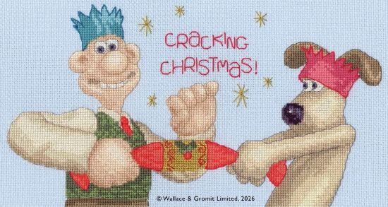 Picture of Cracking Christmas! (Wallace and Gromit) Cross Stitch Kit By Bothy Threads