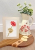 Picture of Poppy Dormouse Greetings Card Cross Stitch Kit by Bothy Threads