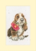 Picture of Especially For You Puppy Greetings Card Cross Stitch Kit by Bothy Threads