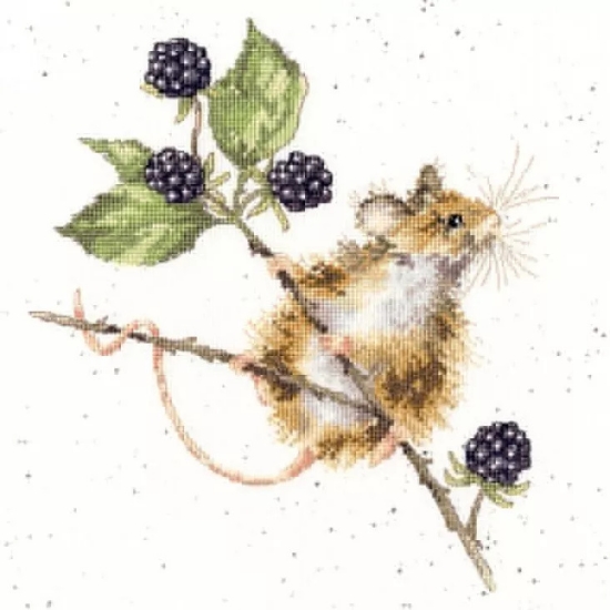 Picture of Brambles Dormouse - (Hannah Dale) Cross Stitch Kit by Bothy Threads