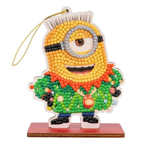 Picture of Minion Carl Crystal Art Festive Buddies Kit (Minions)