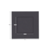 Picture of Square aperture square cards - Grey (Pack of 5)