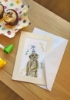 Picture of On the Lookout for a Party Meerkat Cross Stitch Card  Kit By Bothy Threads