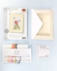 Picture of Bee Mine Forever Bee & Rose Cross Stitch Card  Kit By Bothy Threads