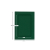 Picture of Rectangular Aperture A6 Cards - Green (Pack Of 5)