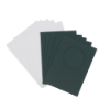 Picture of Round Aperture A6 Cards - Green (Pack Of 5)