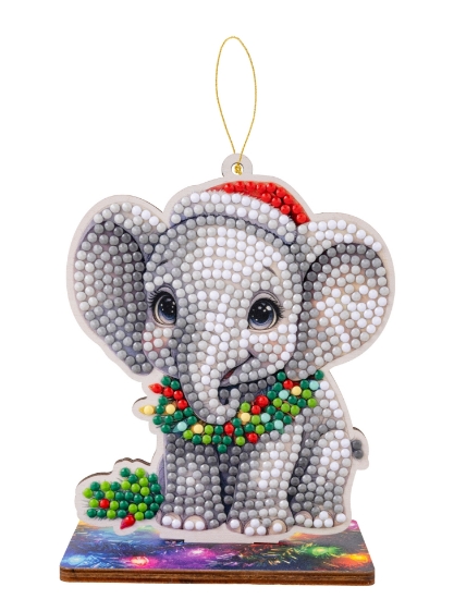 Picture of Elephant - Crystal Art Festive Buddy Kit (Wildlife)