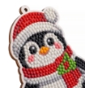 Picture of Penguin - Crystal Art Festive Buddy Kit (Christmas)