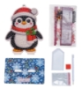 Picture of Penguin - Crystal Art Festive Buddy Kit (Christmas)
