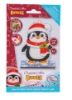 Picture of Penguin - Crystal Art Festive Buddy Kit (Christmas)