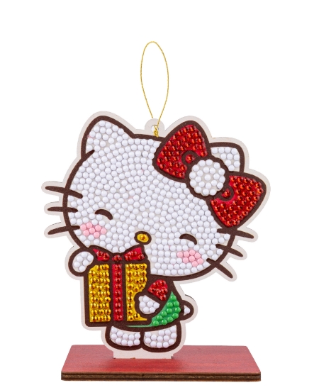 Picture of Hello Kitty - Crystal Art Festive Buddy Kit (Hello Kitty)