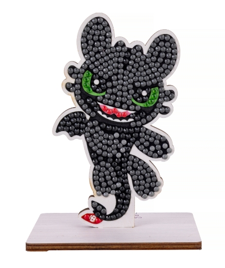Picture of Toothless - Crystal Art Buddy Kit (How To Train Your Dragon)