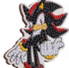 Picture of Sonic Shadow - Crystal Art Buddy Kit (Sonic The Hedgehog Sega)