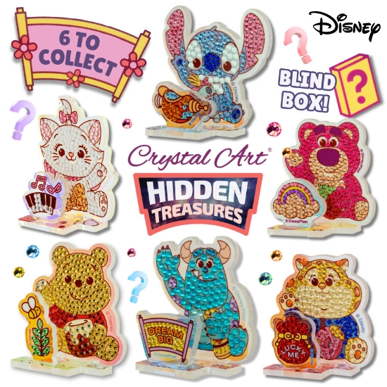 Picture of Cuddle Crew Crystal Art Hidden Treasures Blind Box Kit (Disney)