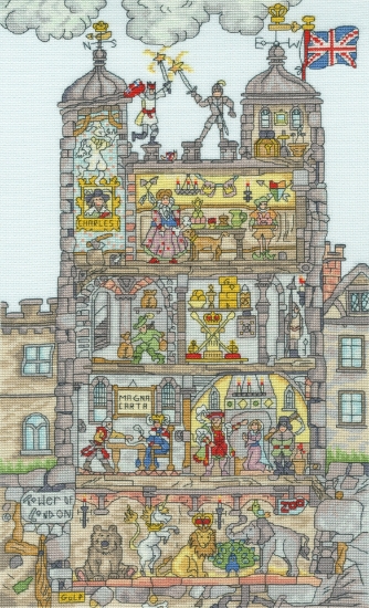 Picture of Tower Of London - Cut Thru' House by Bothy Threads