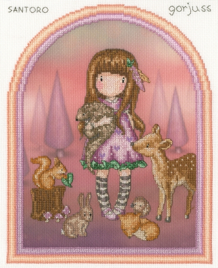 Picture of Be Kind To All Creatures - (Gorjuss) Cross Stitch Kit by Bothy Threads