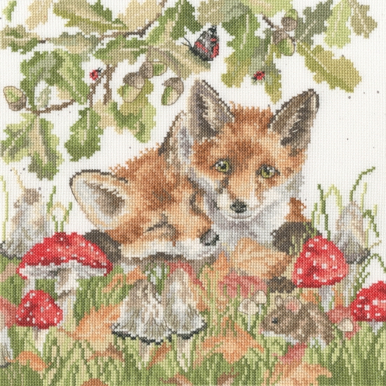 Picture of Under The Oak Tree (Hannah Dale) Cross Stitch Kit By Bothy Threads