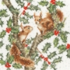 Picture of Under The Holly Boughs (Hannah Dale) Cross Stitch Kit By Bothy Threads
