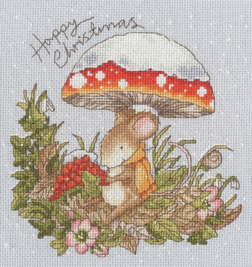 Picture of Hide And Squeak - (Ink And Snail) Cross Stitch Kit By Bothy Threads