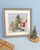 Picture of North Pole Star Santa and Tree Cross Stitch Kit By Bothy Threads