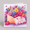 Picture of Sweet Blooms Crystal Art Card Kit 15x15cm