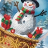 Picture of Jolly Snowman Crystal Art Card Kit 12x17cm