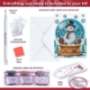 Picture of Jolly Snowman Crystal Art Card Kit 12x17cm