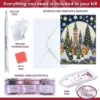 Picture of Silent Night Crystal Art Card Kit 12x17cm