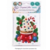 Picture of Christmas Cupcake Crystal Art Card Kit 12x17cm