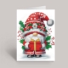 Picture of Holiday Gnome Crystal Art Card Kit 12x17cm
